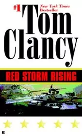 Book cover for "Red Storm Rising" by Tom Clancy