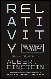 Book cover for "Relativity" by Albert Einstein