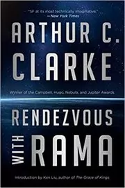 Book cover for "Rendezvous with Rama" by Arthur C. Clarke