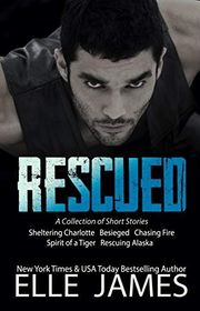Book cover for "Rescued" by Elle James