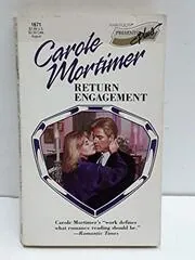 Book cover for "Return Engagement" by Carole Mortimer