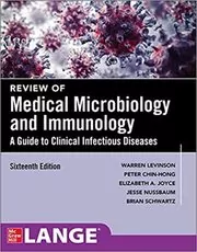 Book cover for "Review of Medical Microbiology and Immunology" by Warren Levinson