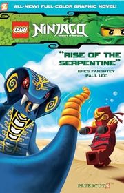 Book cover for "Rise of the Serpentine" by Greg Farshtey