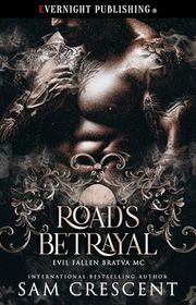 Book cover for "Road's Betrayal" by Sam Crescent