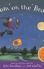Book cover for "Room on the Broom: A Push, Pull and Slide Book"