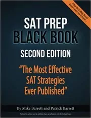 Book cover for "SAT Prep Black Book" by Mike Barrett