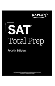 Book cover for "SAT Total Prep, Fourth Edition" by Kaplan Test Prep