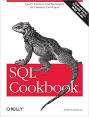 Book cover for "SQL Cookbook" by Anthony Molinaro