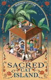 Book cover for "Sacred Cat Island" by Harmon Cooper