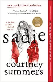 Book cover for "Sadie" by Courtney Summers