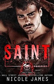 Book cover for "Saint" by Nicole James