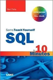 Book cover for "Sams Teach Yourself" by Ben Forta