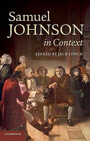 Book cover for "Samuel Johnson in Context" by Jack Lynch