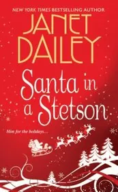 Book cover for "Santa in a Stetson" by Janet Dailey