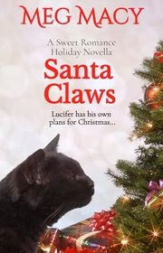 Book cover for "Santa Claws" by Meg Macy