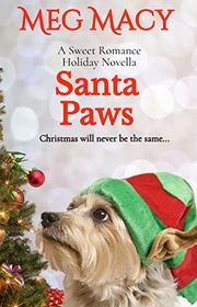 Book cover for "Santa Paws" by Meg Macy