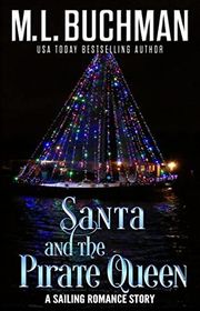 Book cover for "Santa and the Pirate Queen" by ML Buchman