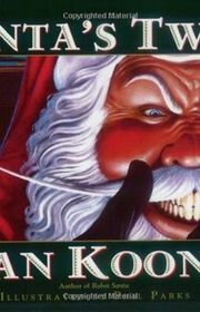 Book cover for "Santa's Twin" by Edward Gorman & Dean Koontz