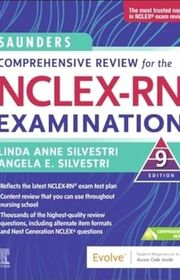 Book cover for "Saunders Comprehensive Review for the NCLEX-RN Examination" by Linda Anne Silvestri, Angela Silvestri