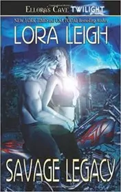Book cover for "Savage Legacy" by Lora Leigh