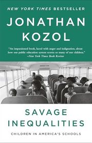 Book cover for "Savage Inequalities" by Jonathan Kozol
