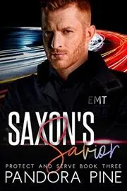 Book cover for "Saxon's Savior" by Pandora Pine