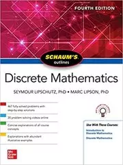 Book cover for "Schaum's Outline of Discrete Mathematics" by Seymour Lipschutz