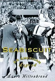 Book cover for "Seabiscuit" by Laura Hillenbrand