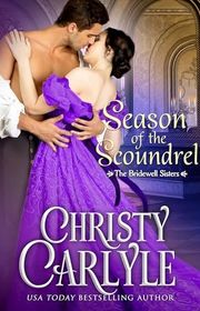 Book cover for "Season of the Scoundrel" by Christy Carlyle