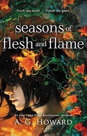 Book cover for "Seasons of Flesh and Flame" by AG Howard