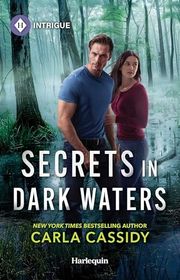 Book cover for "Secrets in Dark Waters" by Carla Cassidy