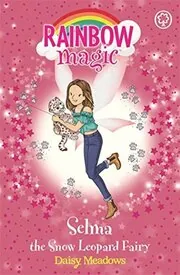 Book cover for "Selma the Snow Leopard Fairy" by Daisy Meadows