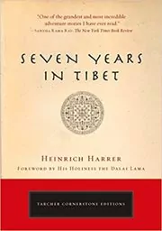 Book cover for "Seven Years in Tibet" by Heinrich Harrer