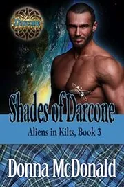 Book cover for "Shades of Darcone" by Donna McDonald