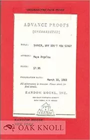 Shaker, Why Don't You Sing?