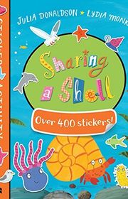 Book cover for "Sharing a Shell Sticker Book"