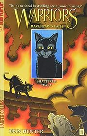 Book cover for "Shattered Peace" by Erin Hunter