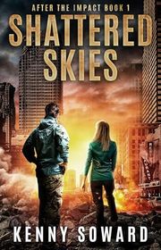 Book cover for "Shattered Skies"