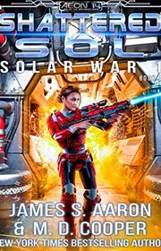 Book cover for "Shattered Sol" by MD Cooper