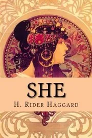Book cover for "She" by H Rider Haggard