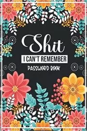 Book cover for "Shit I Can't Remember Password Book" by SUIFAN Smart Publisher