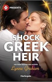 Book cover for "Shock Greek Heir" by Lynne Graham