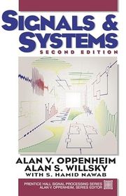 Book cover for "Signals and Systems" by Alan V. Oppenheim, Alan S. Willsky, and S. Hamid Nawab