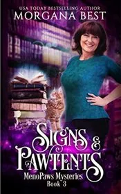 Book cover for "Signs and Pawtents" by Morgana Best