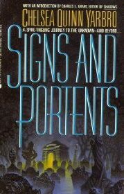 Book cover for "Signs and Portents" by Chelsea Quinn Yarbro