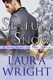 Book cover for "Sinful In Snow" by Laura Wright