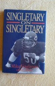 Book cover for "Singletary on Singletary" by Jerry B Jenkins