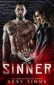 Book cover for "Sinner" by Lexy Timms