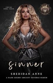 Book cover for "Sinner" by Sheridan Anne