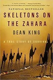 Book cover for "Skeletons on the Zahara" by Dean King